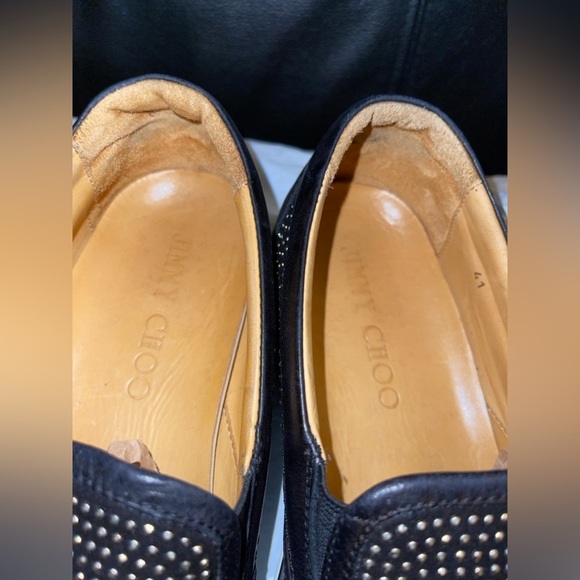 JIMMY CHOO Studded Black Slip-On Men\'s Shoes            SIZE 41EU /8US main image 14